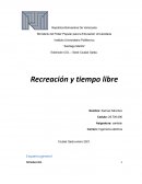 Recreación y tiempo libre