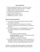 Conceptos generales y teoricos de costos