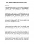 Ensayo comparativo entre la cultura de la Grecia Arcaica y la cultura