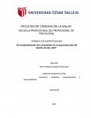 El comportamiento del consumidor en el supermercado del distrito de Ate, 2021