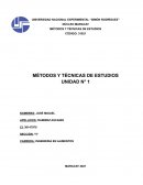 Métodos y técnicas de estudio