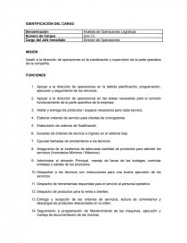 FUNCIONES LOGISTICA. Página 1
