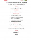 Proceso de gestión de riesgos
