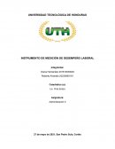 INSTRUMENTO DE MEDICIÓN DE DESEMPEÑO LABORAL