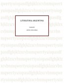 Literatura Argentina