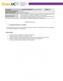 Escenario de los proyectos