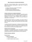 Marco General de la Auditoría Administrativa