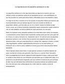 Ensayo los importantes pequeños cambios en la vida