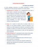 ESTRATEGIAS DISCURSIVAS