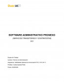 SOFTWARE ADMINISTRATIVO PRONEXO (SERVICIOS TRANSITORIOS Y CONTRATISTAS)
