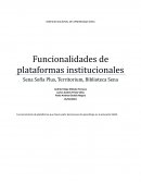 Funcionamiento de plataformas que hacen parte del proceso de aprendizaje en la educación SENA