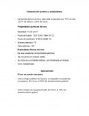 Composición química y propiedades