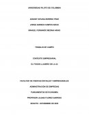 Contexto empresarial económico del sector