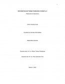 Actividad Docente Trabajo Colaborativo Unidad 3 y 4 Resolución de Ejercicios