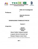 GENERADORES TERMOELÉCTRICOS