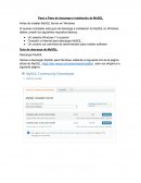 Como descargar e instalar MySQL