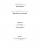 Política Publica Territorial