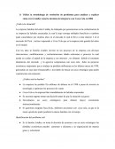 Resolucon de problemas. Empresa Lindley