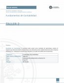 Fundamentos de Contabilidad TALLER
