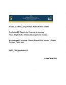 Síntesis del reporte del proyecto de ciencias