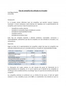 Tipo de compañía más utilizada en el Ecuador