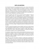 Nota Aclaratorioa