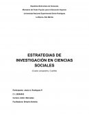 ESTRATEGIAS DE INVESTIGACIÓN EN CIENCIAS SOCIALES