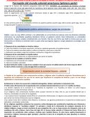 Formación del mundo colonial americano (primera parte)