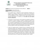 Evaluación Unidad N°1 Conceptualización básica de los Fundamentos de la Educación