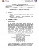 LABORATORIO N°3: DEFECTOS PUNTUALES