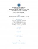 Elaboracion de nectar de babaco