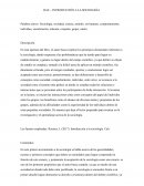 RAE – INTRODUCCIÓN A LA SOCIOLOGÍA