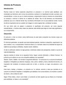 Informe de Producto