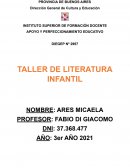 TALLER DE LITERATURA INFANTIL