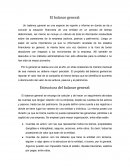 Estructura del balance general