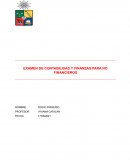 EXAMEN DE CONTABILIDAD Y FINANZAS PARA NO FINANCIEROS