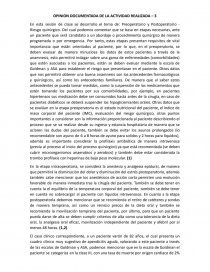 Preoperatorio y Postoperatorio - Riesgo quirúrgico. Página 1