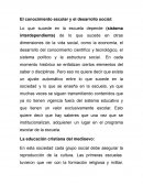 El conocimiento escolar y desarrollo social