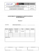 SERVICIO DE LEVANTAMIENTO TOPOGRAFICO E IDENTIFICACION DE INTERFERENCIAS