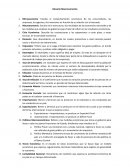 Glosario Macroeconomía