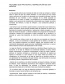 FACTORES QUE PROVOCAN LA DEPRECIACIÓN DE UNA MONEDA