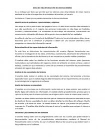 Ciclos de vida del desarrollo de sistemas (SCDLC). Página 1