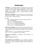 Polinomios