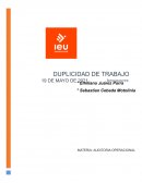 Duplicidad de trabajo en un taller mecánico