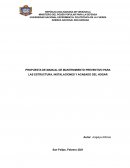 PROPUESTA DE MANUAL DE MANTENIMIENTO PREVENTIVO PARA LAS ESTRUCTURA, INSTALACIONES Y ACABADO DEL HOGAR