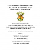 CUANTIFICACIÓN DE LA VELOCIDAD DE PUNTO DISPONIENDO DEL MÉTODO MANUAL