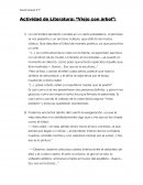 Actividad de Literatura: “Viejo con árbol”