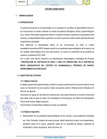 ESTUDIO HIDROLOGICO. Página 1