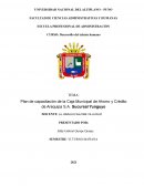 Plan de capacitación de la Caja Municipal de Ahorro y Crédito de Arequipa S.A. Sucursal Yunguyo