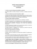 Cuestionario proceso administrativo